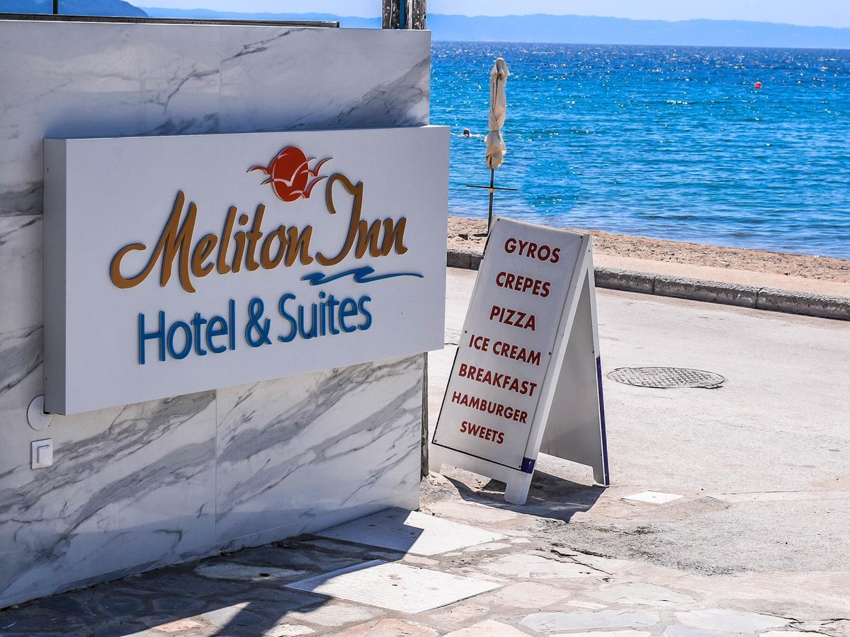 Meliton Inn Hotel & Suites By The Beach Neos Marmaras Exterior photo